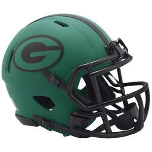Green Bay Packers RAVE Riddell Speed Mini NFL Football Helmet